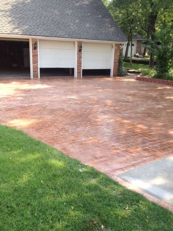 Concrete Driveway Staining Services
