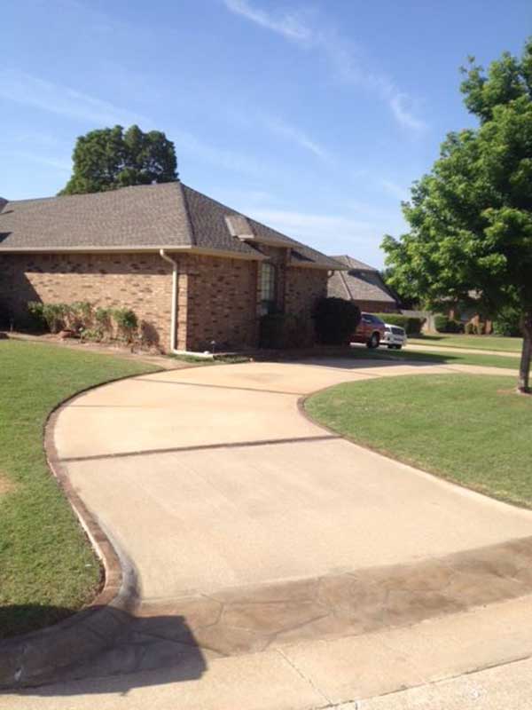 Concrete Driveway Staining